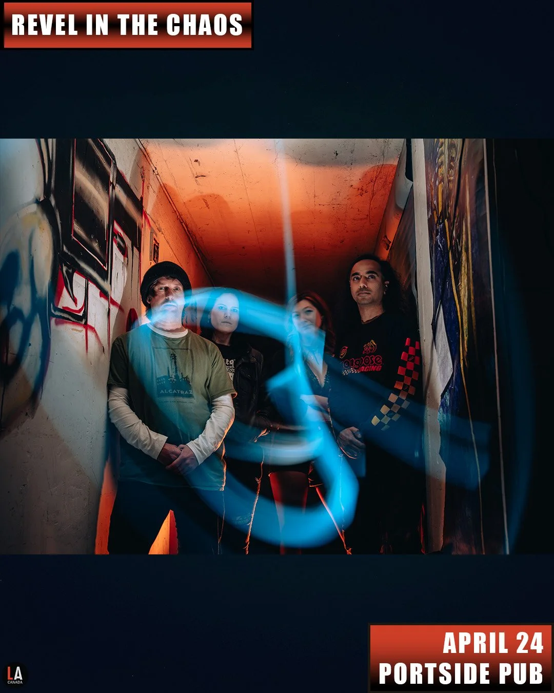 Live Acts and Portside Pub Presents Revel in the Chaos w/ The Sharp End, Friday April 24th! Doors 7pm. Tickets available at liveacts.ca or in bio. 

#revelinthechaos #thesharpend #LiveActs #portsidepub #vancouvermusic