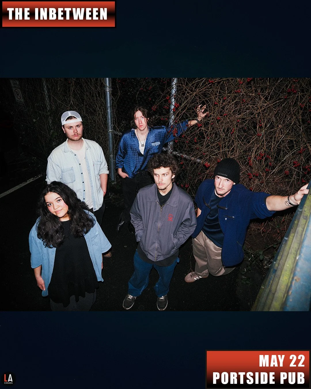Live Acts and Portside Pub Presents The Inbetween w/ Sandy Gritt and the Stubborn Stains, The Baggage Train, Friday May 22nd! Doors 7pm. Tickets available at liveacts.ca or in bio. 

#theinbetween #sandygrittandthestubbornstains #thebaggagetrain #Liv