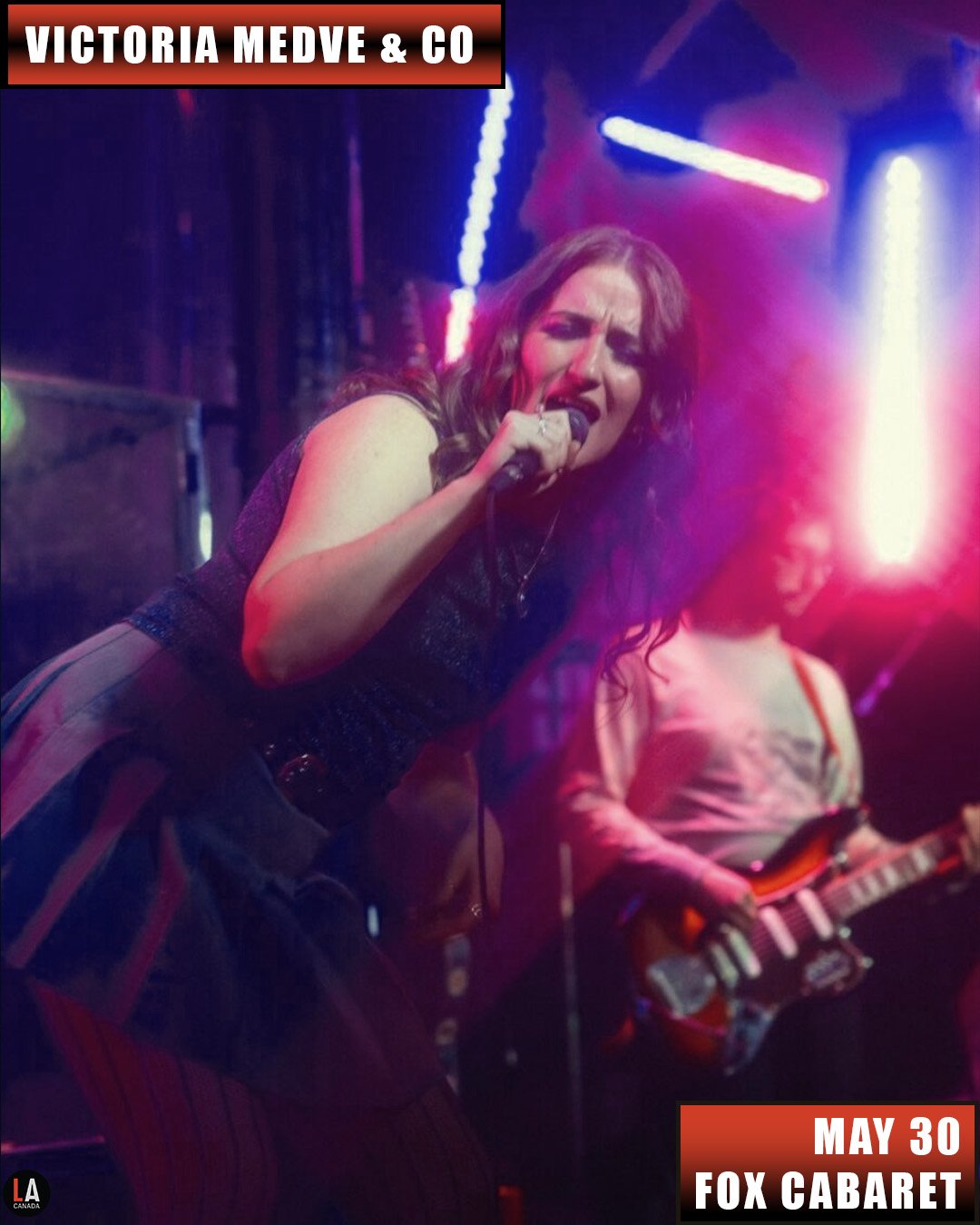 Live Acts and Fox Cabaret Presents Sunny and the Dudes w/ Victoria Medve &amp; Co, Last of the 80s, Saturday May 30th! Doors 7pm. Tickets available at liveacts.ca or in bio.

#sunnyandthedudes #victoriamedve #lastofthe80s #LiveActs #foxcabaret #vanco