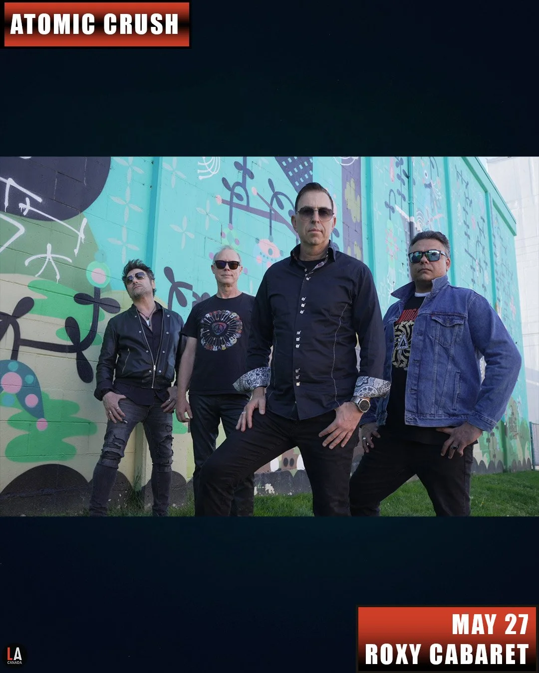 Live Acts and The Roxy Present Atomic Crush w/ Eleanor Rising, Wednesday May 27th! Doors 8pm. Tickets available at liveacts.ca or in bio.

#atomiccrush #eleanorrising #LiveActs #roxycabaret #vancouvermusic