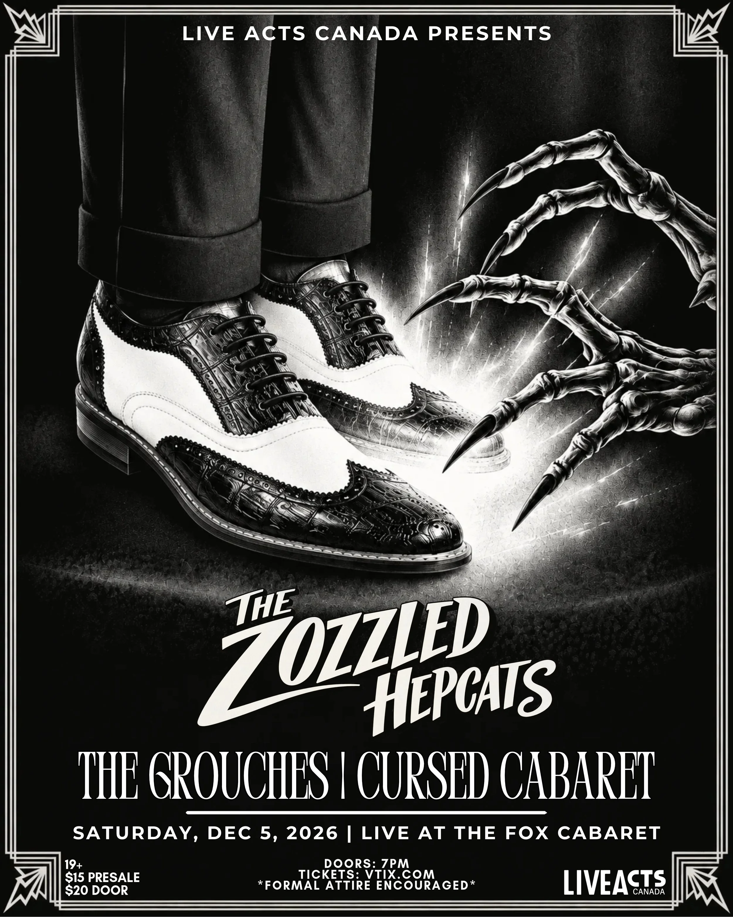 The Zozzled Hepcats, The Grouches, Cursed Cabaret