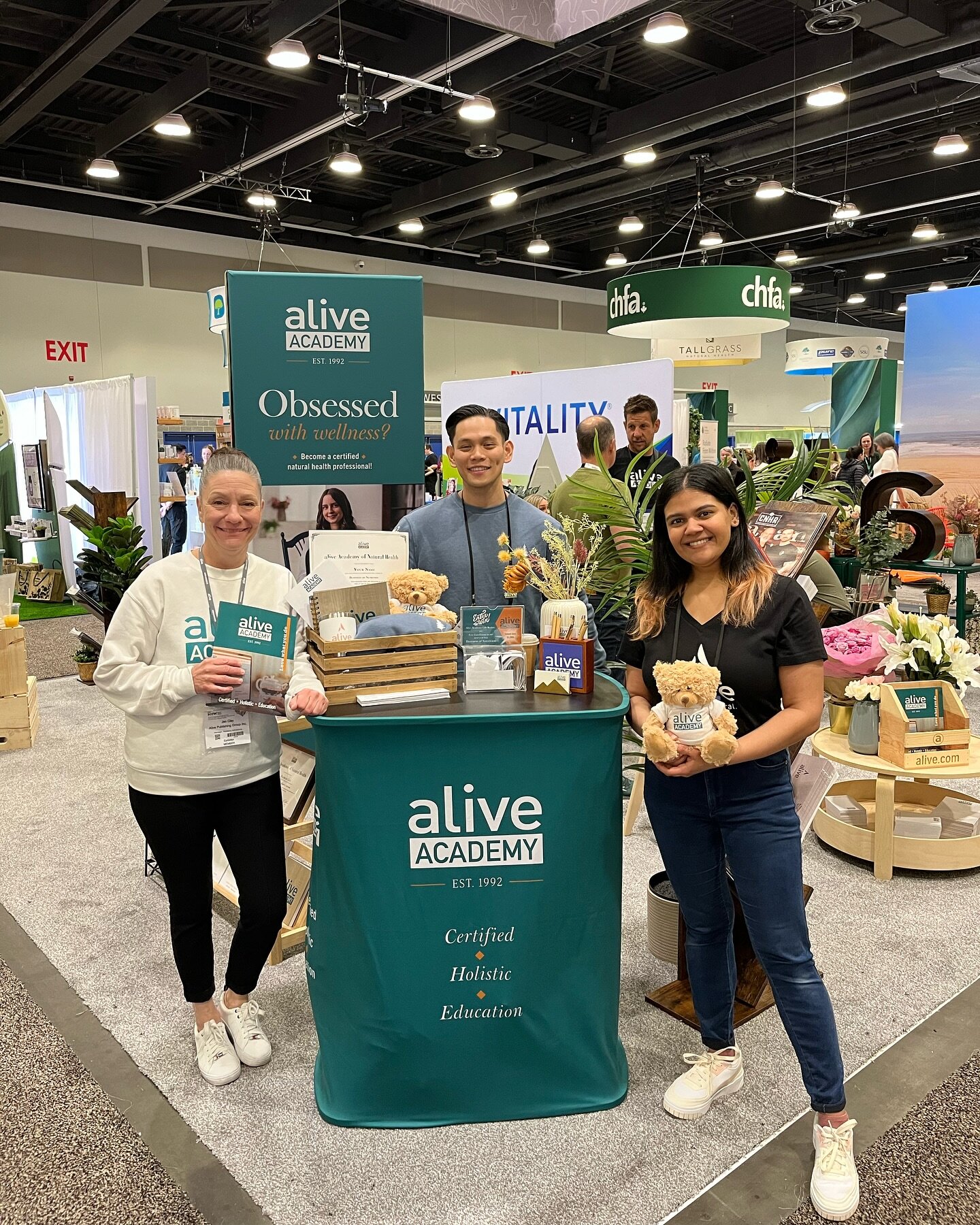 Hey, CHFA! 👋 We&rsquo;re here at Canada&rsquo;s largest natural health trade show to spread the word about the importance of certified holistic education&mdash;and yes, we&rsquo;re having a great time doing it.
 
If you&rsquo;re at CHFA, stop by boo