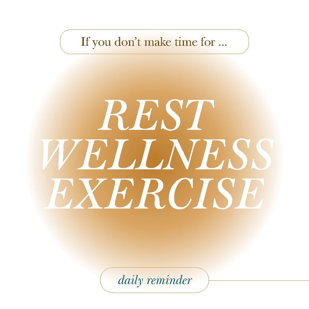 Today (and every day), make time for rest, wellness, and exercise&mdash;and ward off stress, illness, and injuries. How will you take care of yourself today? 💜