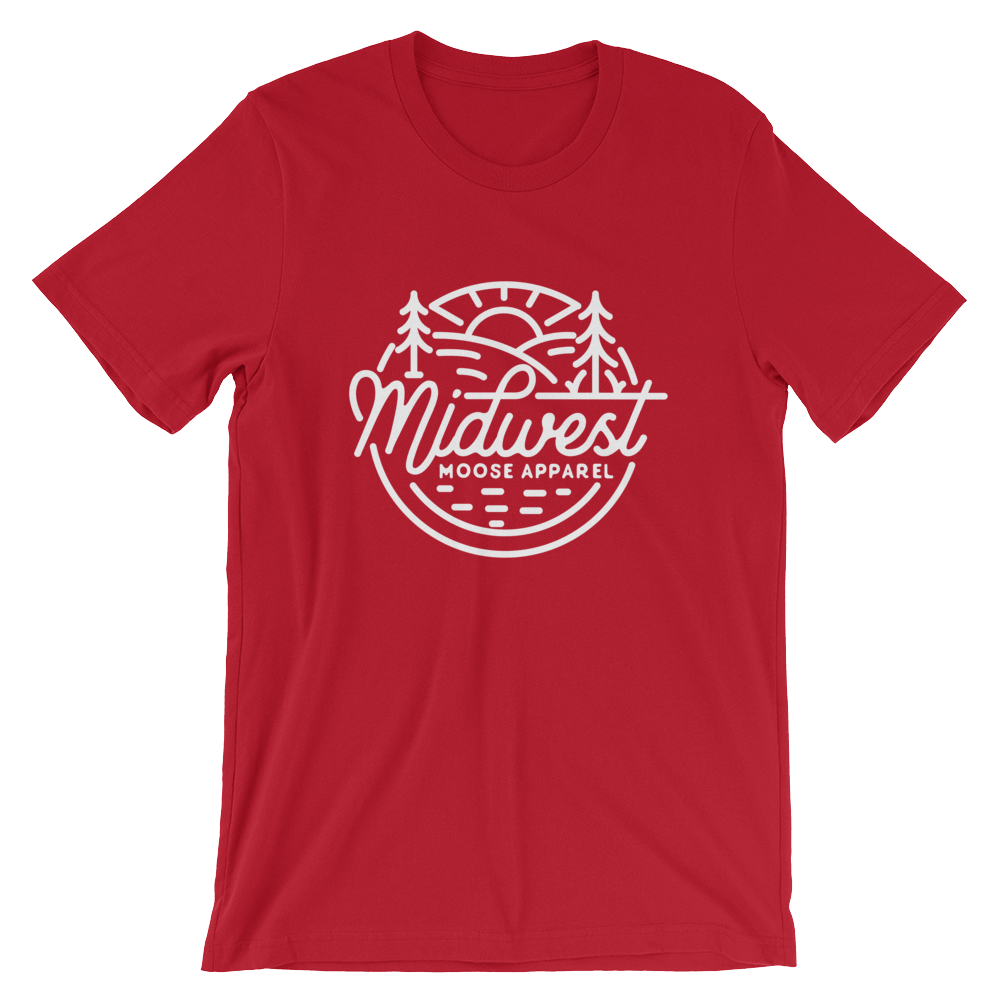 Midwest Adventure T-shirt | Red