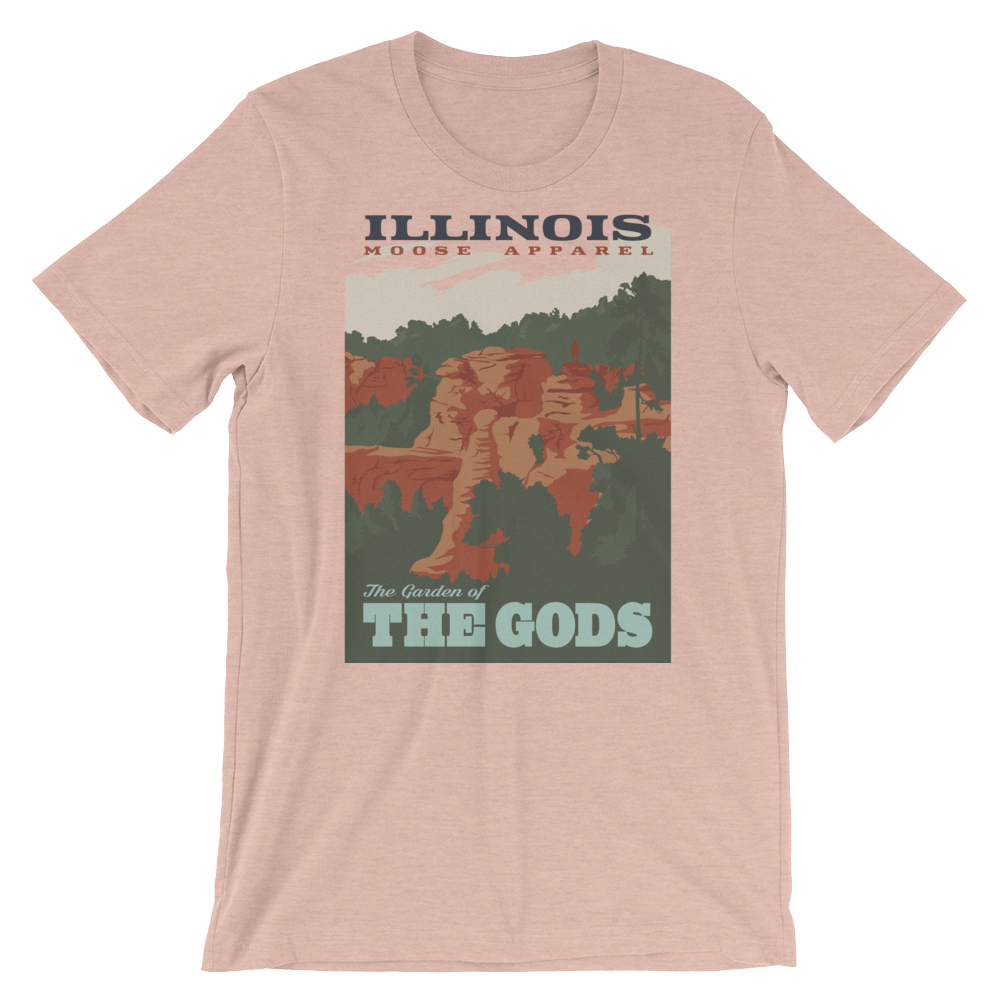 Prism Peach Garden of the Gods Graphic T-Shirt