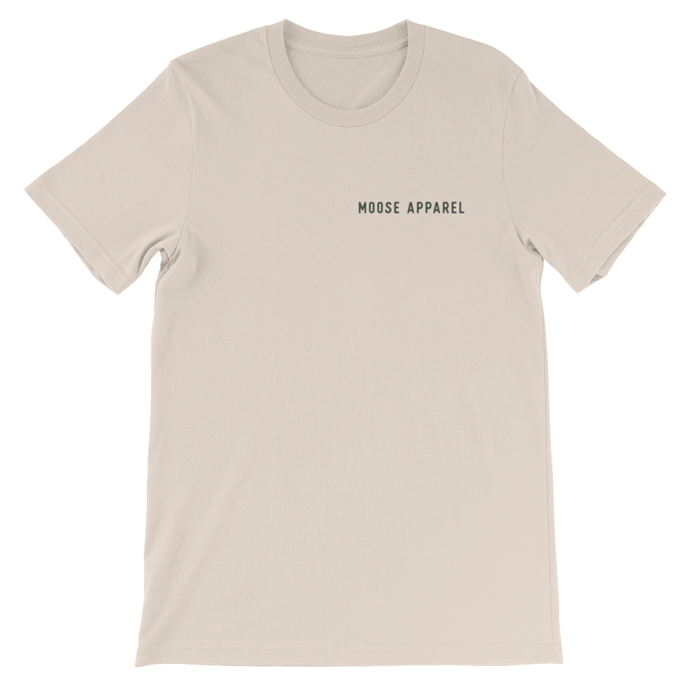 Moose Apparel Crest T-Shirt Front Cream