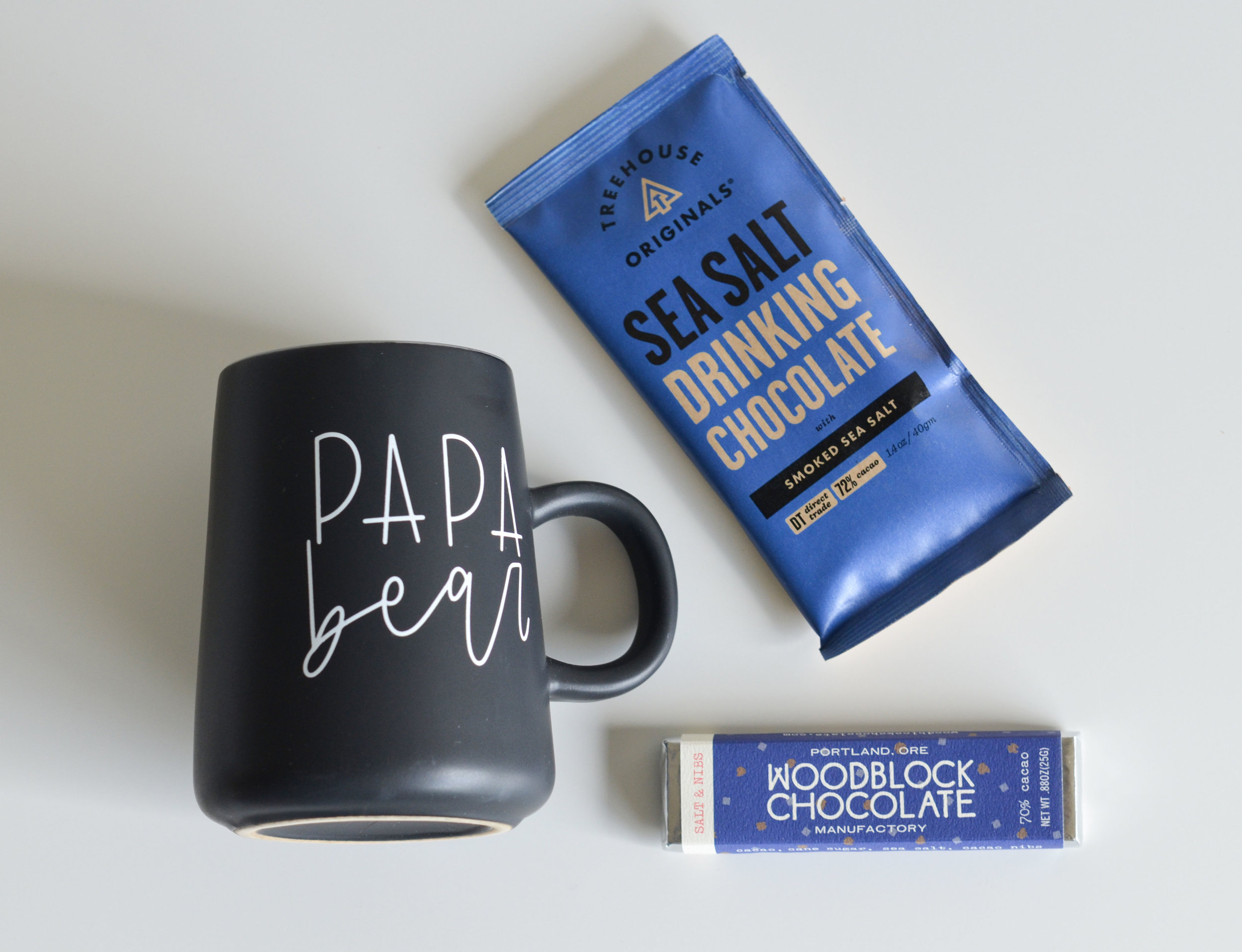 Papa Bear Personalized Blue Coffee Mug