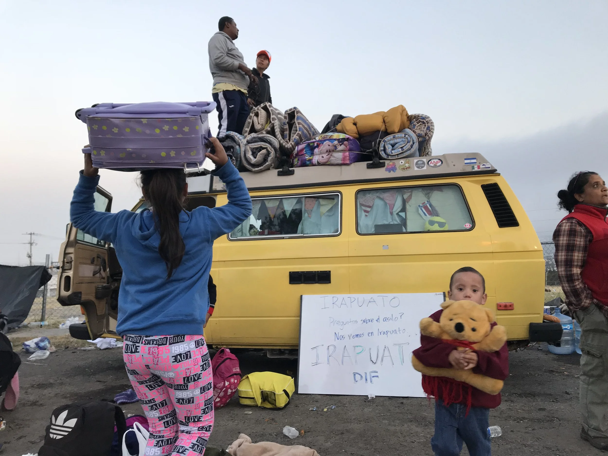Carrying things members of the caravan can't.jpg