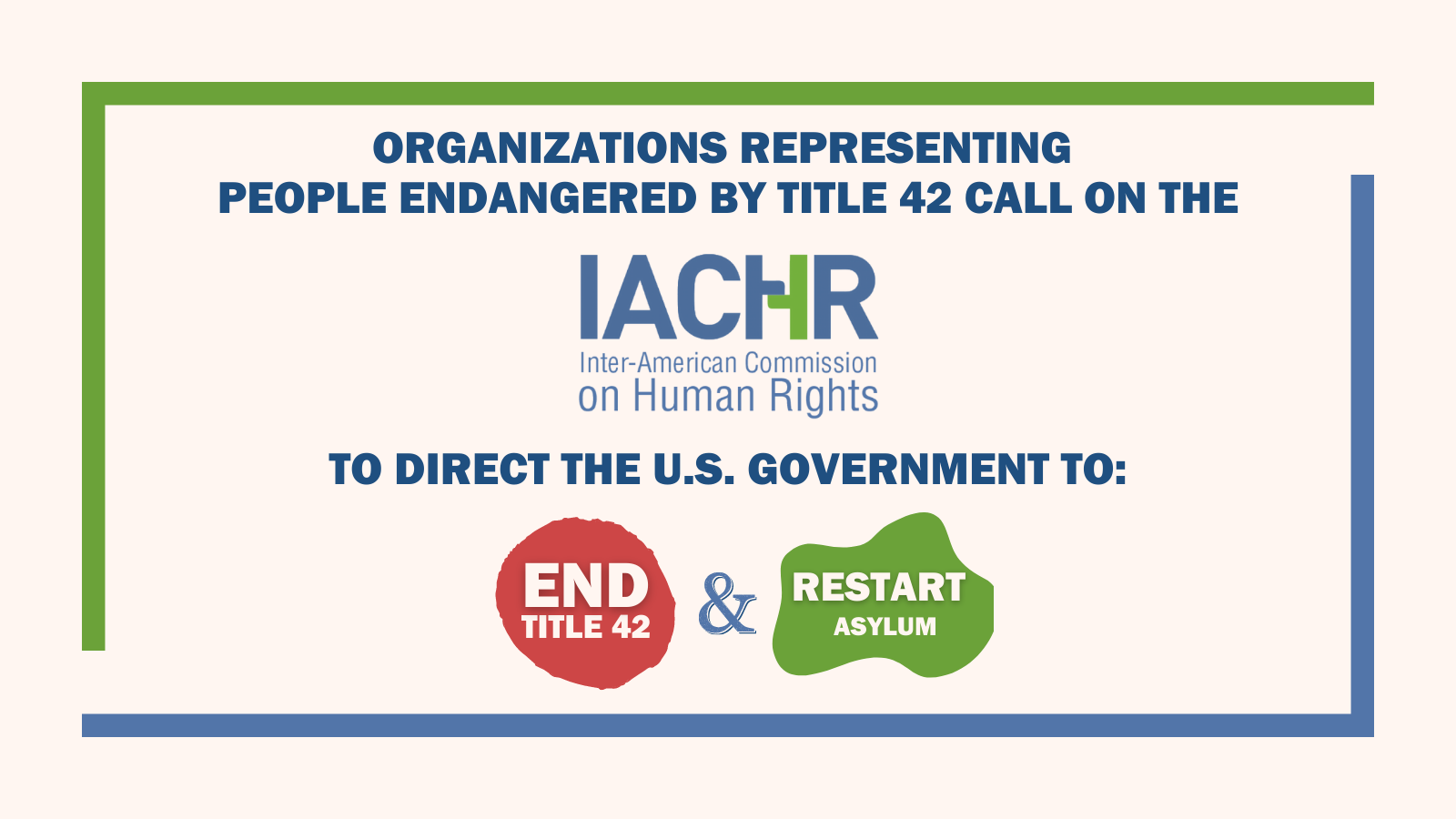 L4GG and Human Rights Organizations Petition IACHR to Direct US to End Title 42