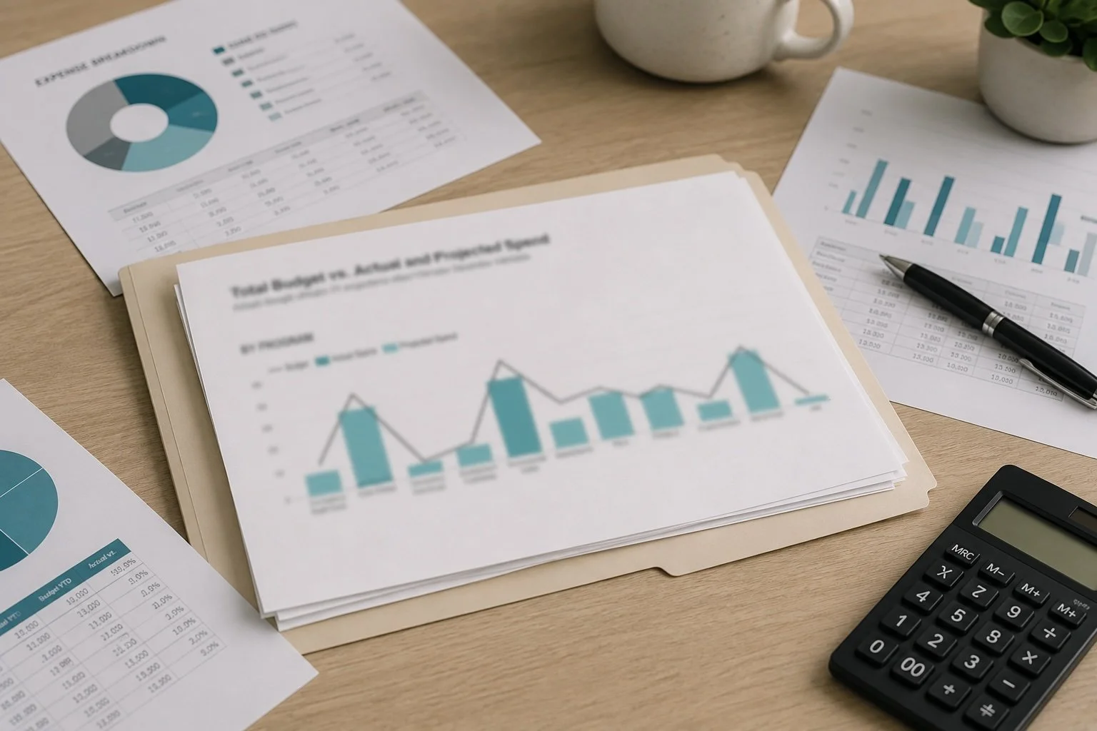 Financial Dashboards - View and track department spending.