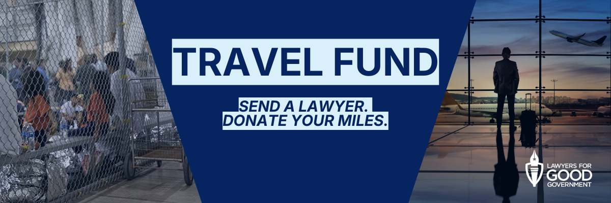 Travel Fund. Send a Lawyer. Donate Your Miles.