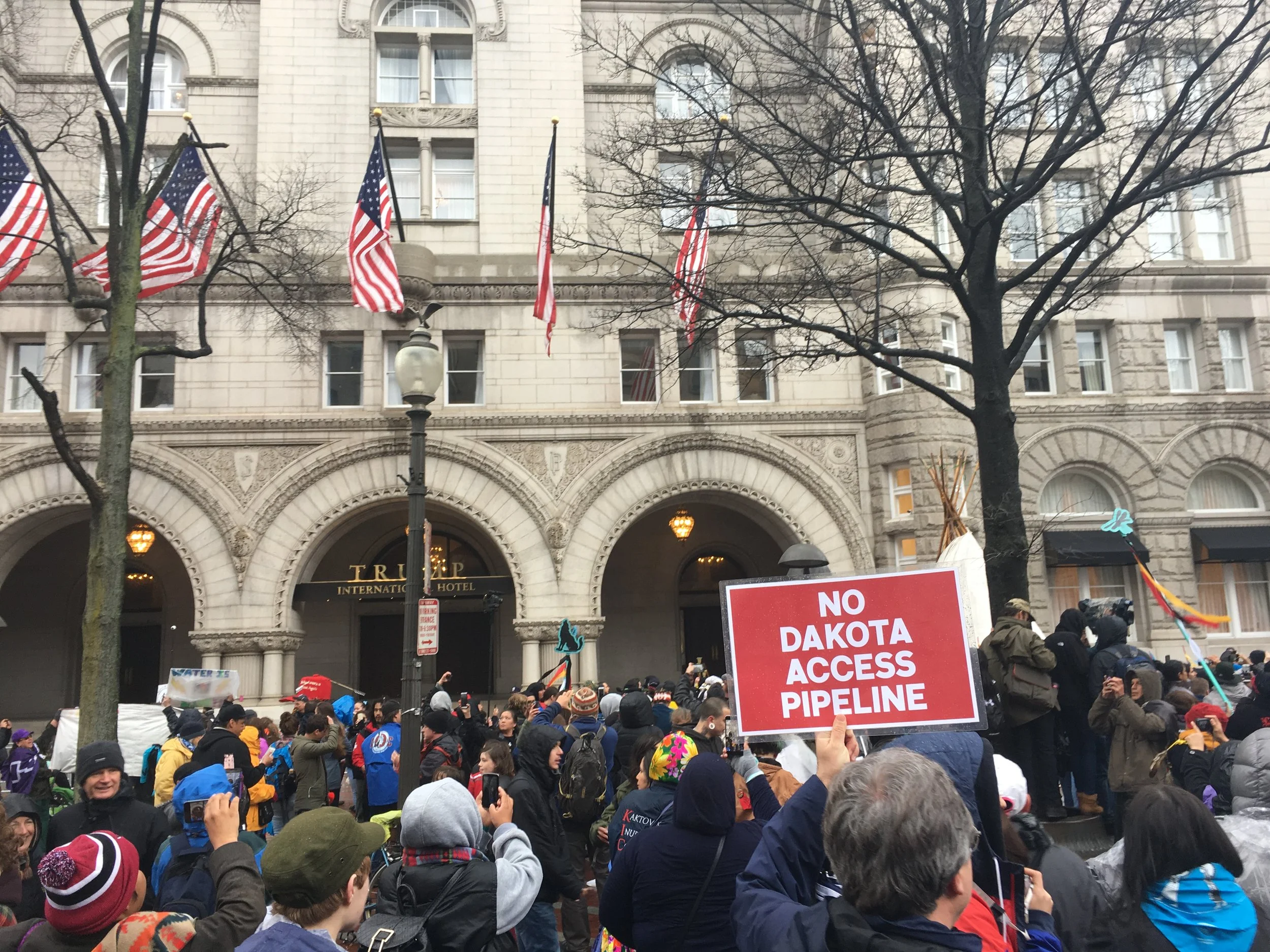 Standing Rock descends on the White House with sage and ceremony