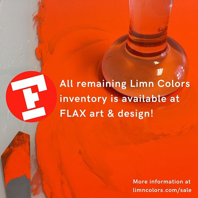 I will be closing Limn Colors next week. Info at limncolors.com/sale.

FLAX art &amp; design has all of the remaining inventory of Limn Colors paint! You can get our watercolors on their website flaxart.com or at the stores in San Francisco and Oakla