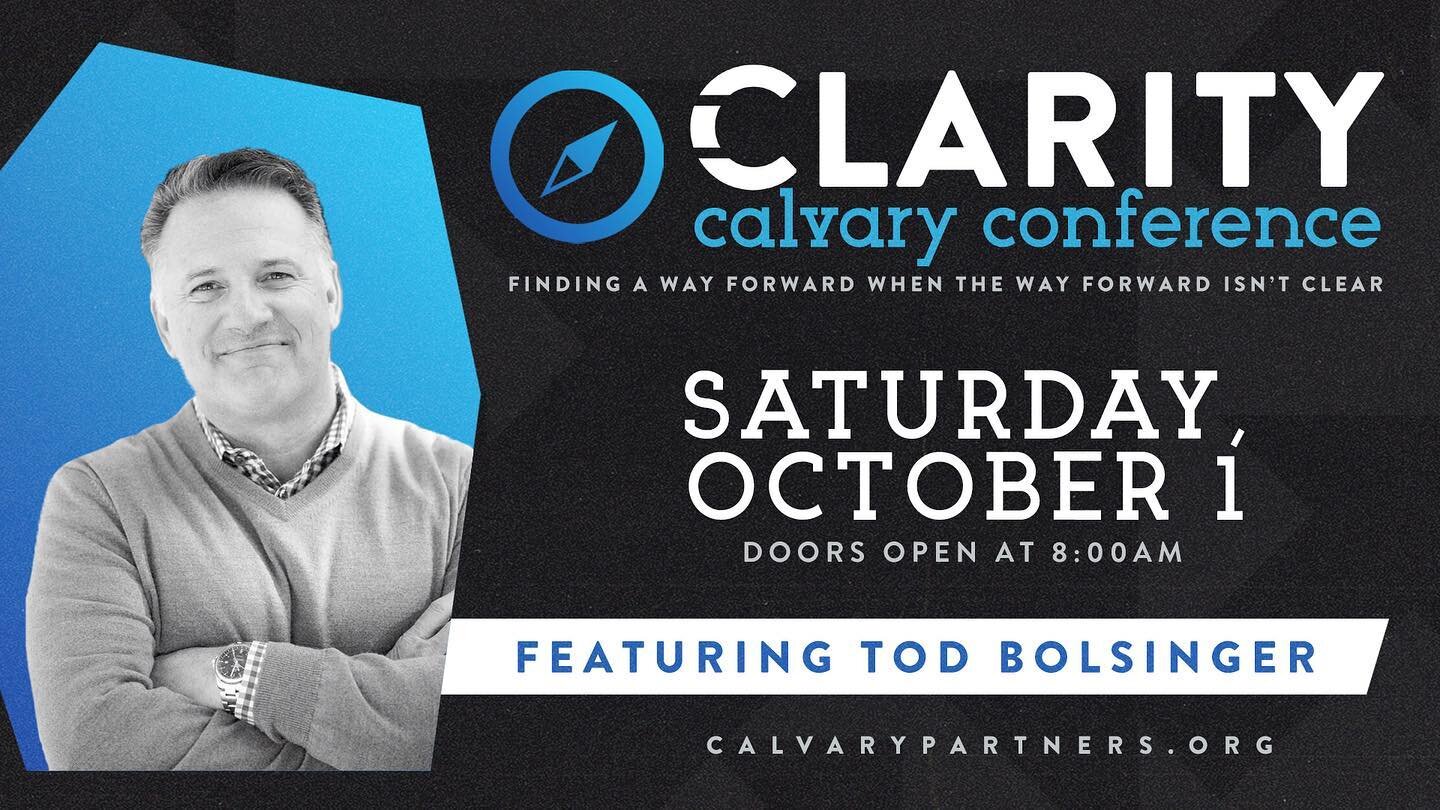 We&rsquo;re excited for this conference happening at @calvarychurchalex 👏 Learn more here @calvarypartners