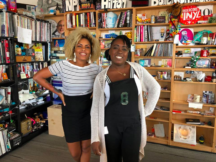 Reyna and Real tour NPR's Washington office and stop by the infamous Tiny Desk space. 