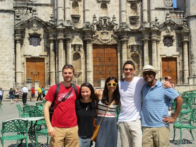 Harvard Business School students in Havana in March of 2013. Megumi Gordon second from left.
