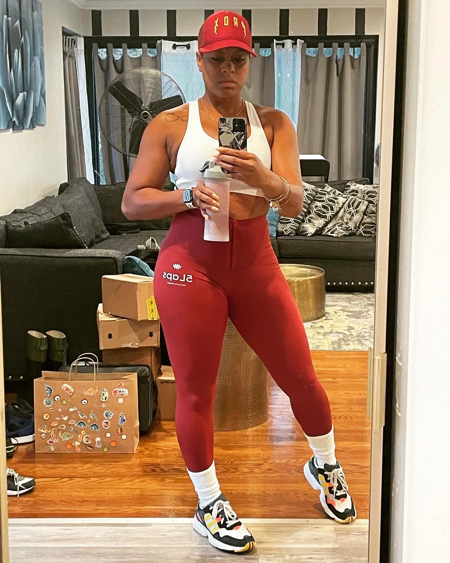 High Waist “Sweat” Pants 