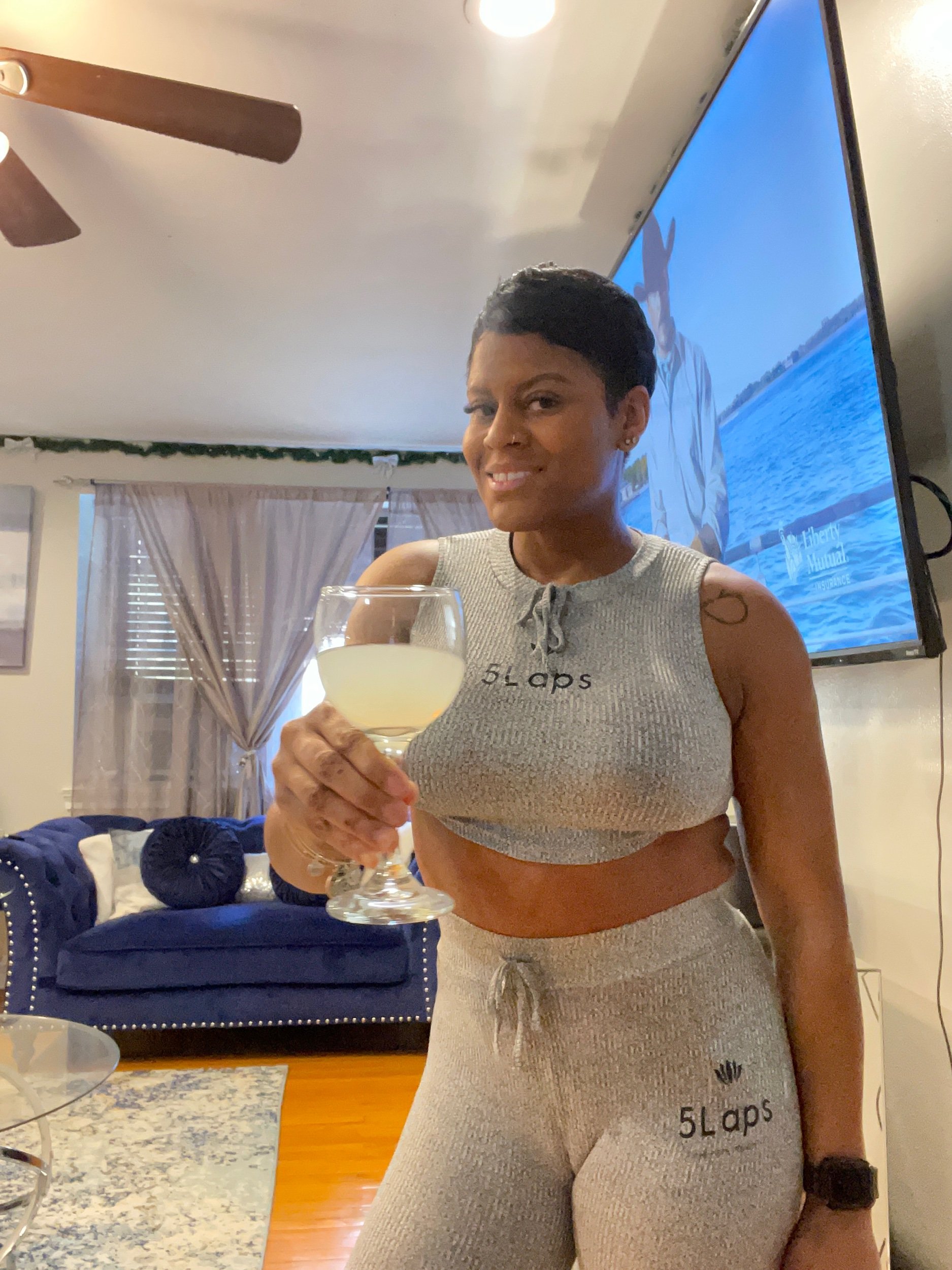 Knitted Crop Top and Leggings Set