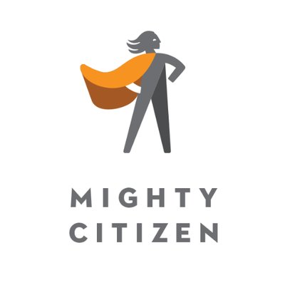 Mighty Citizen logo, a marketing agency for mission-driven orgs, and a client of Art and Science Communications of Austin.
