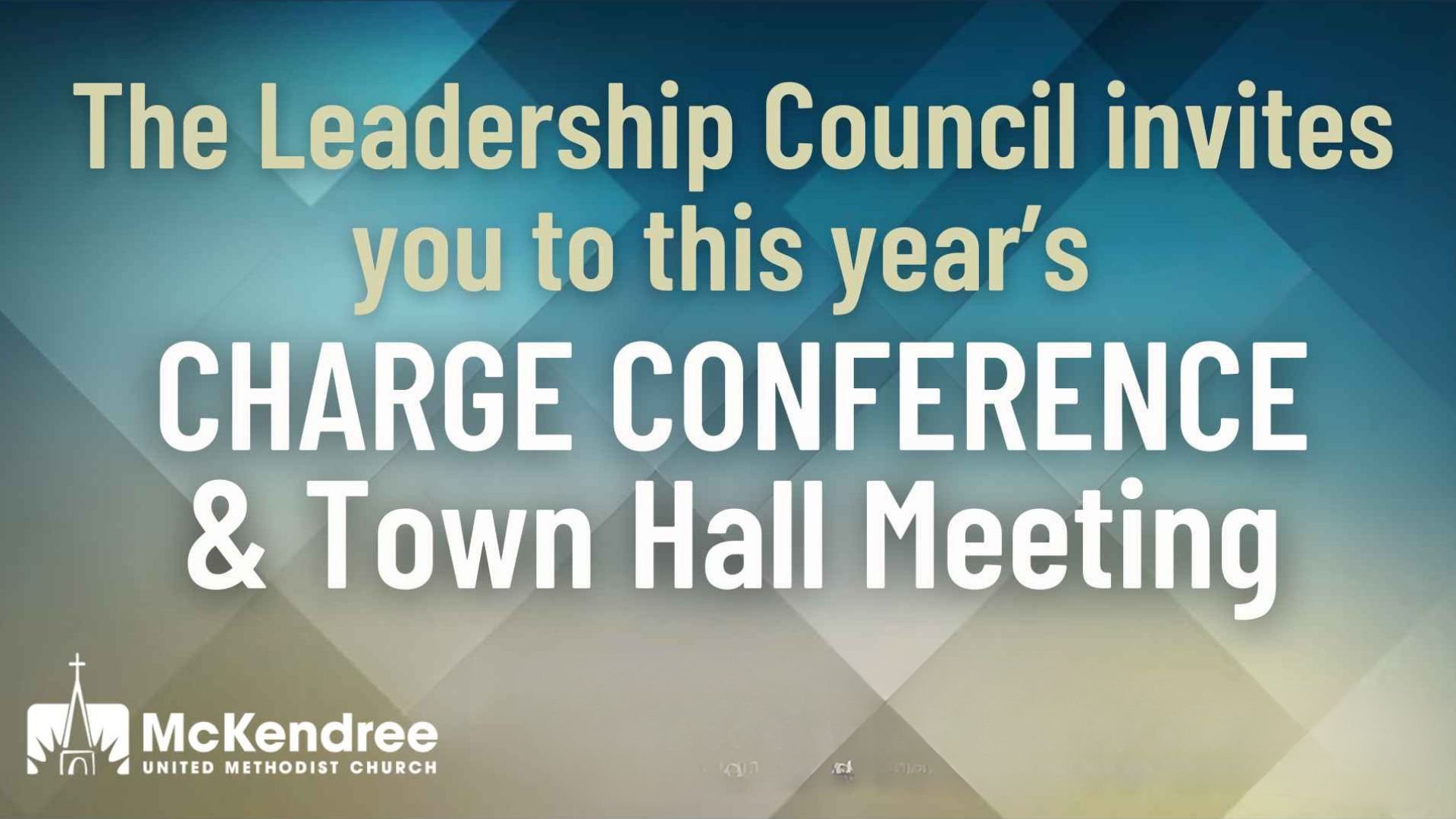 Annual UMC Charge Conference McKendree UMC