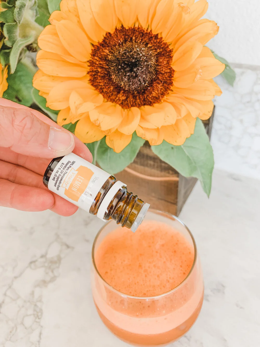 Recipe: Carrot, Celery, Ginger Juice with Lemon Vitality Essential Oil [Recipe]