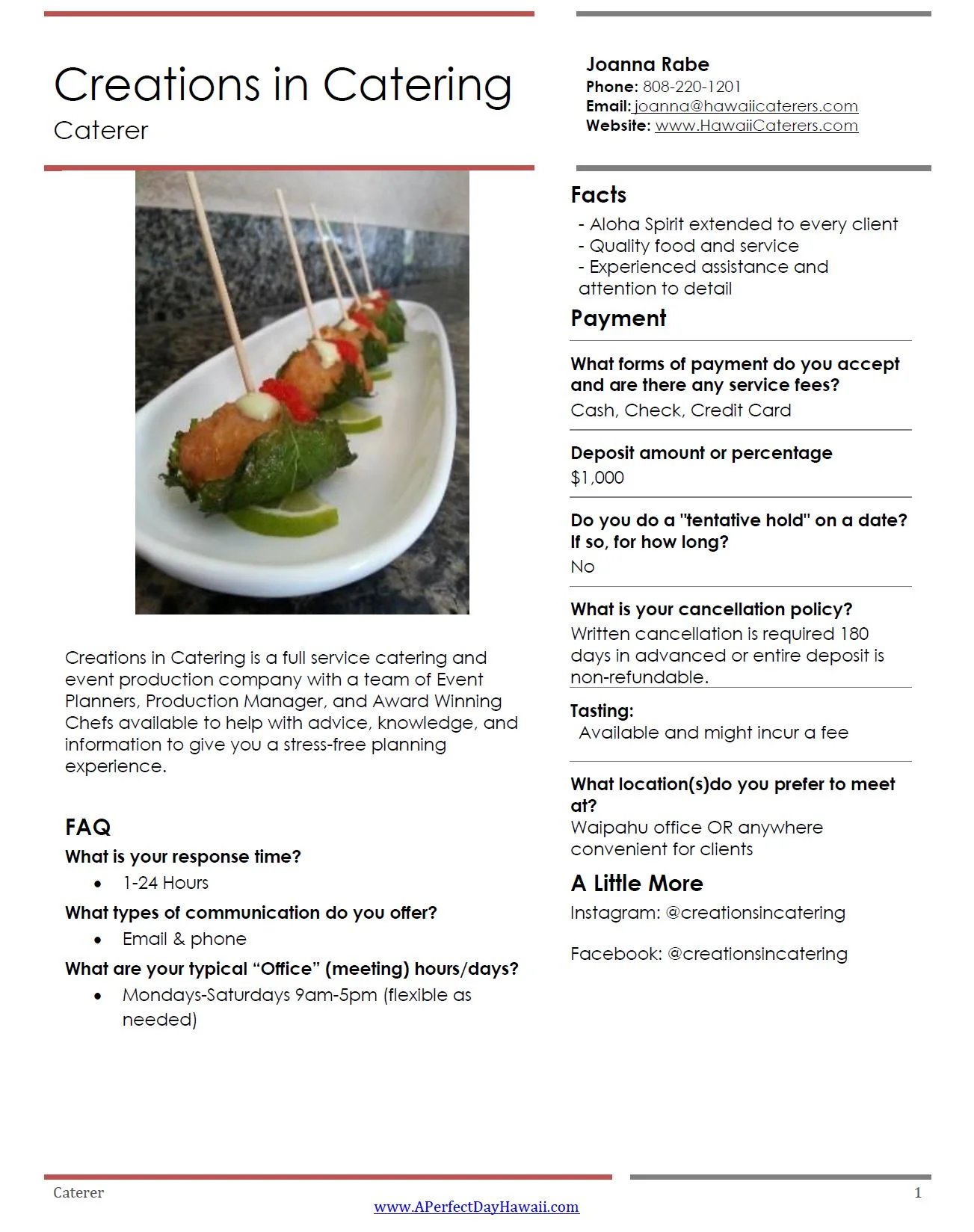 Creations in Catering as of 3.6.18.JPG