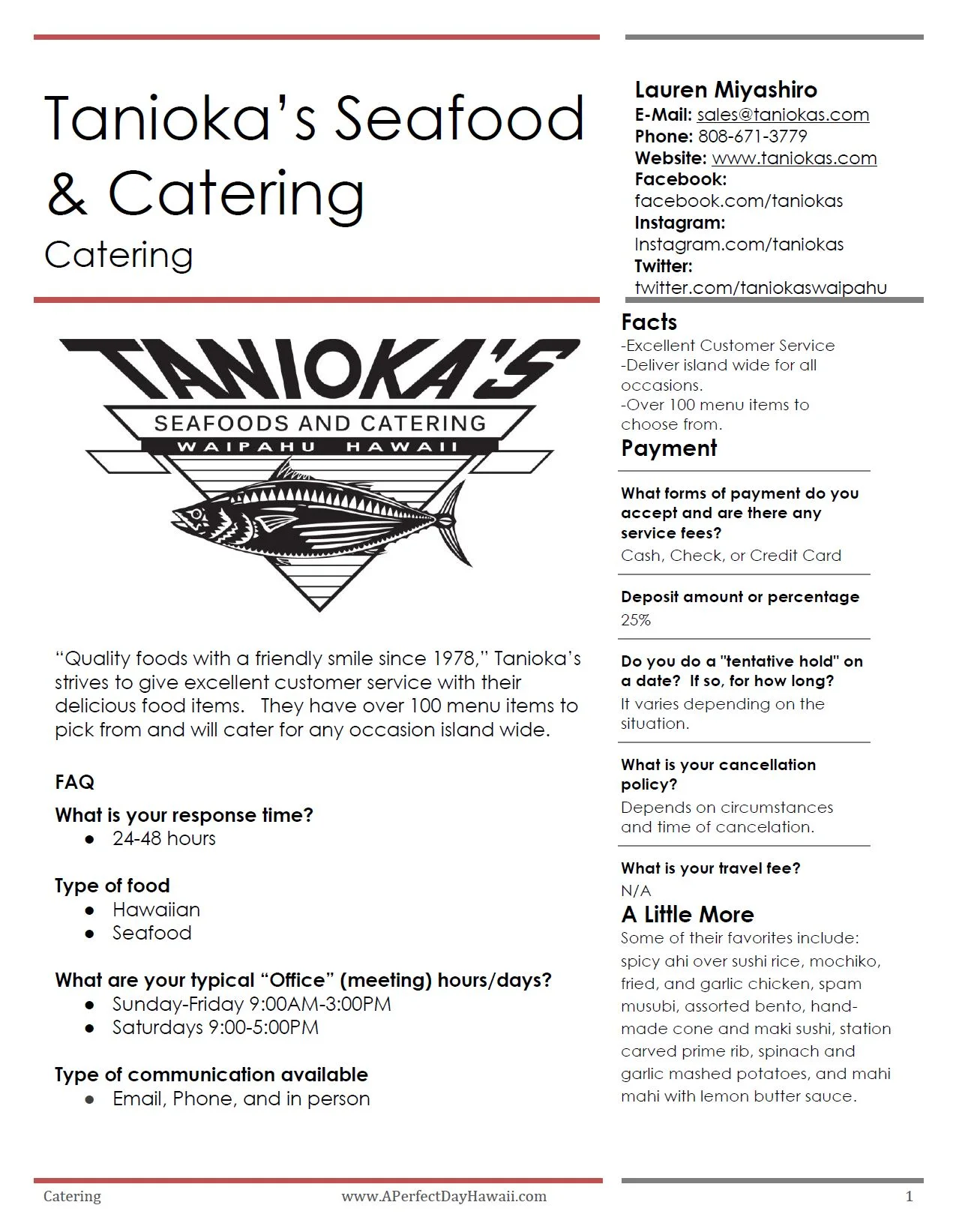 Taniokas Seafood and Catering.JPG