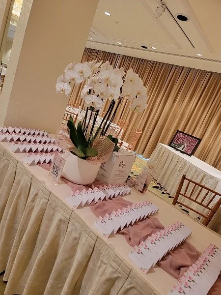 Wedding Registration Table Setup