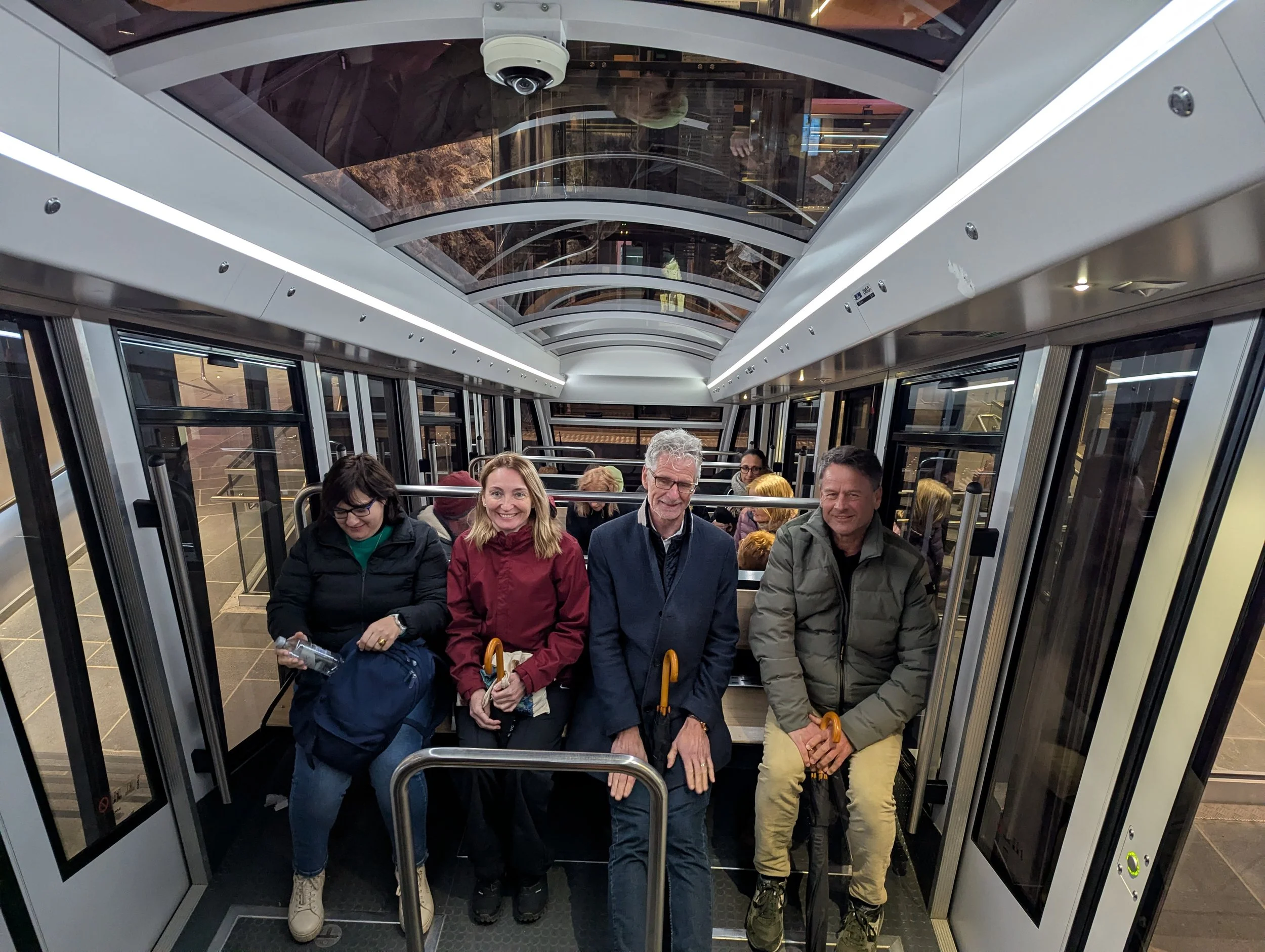 On the funicular