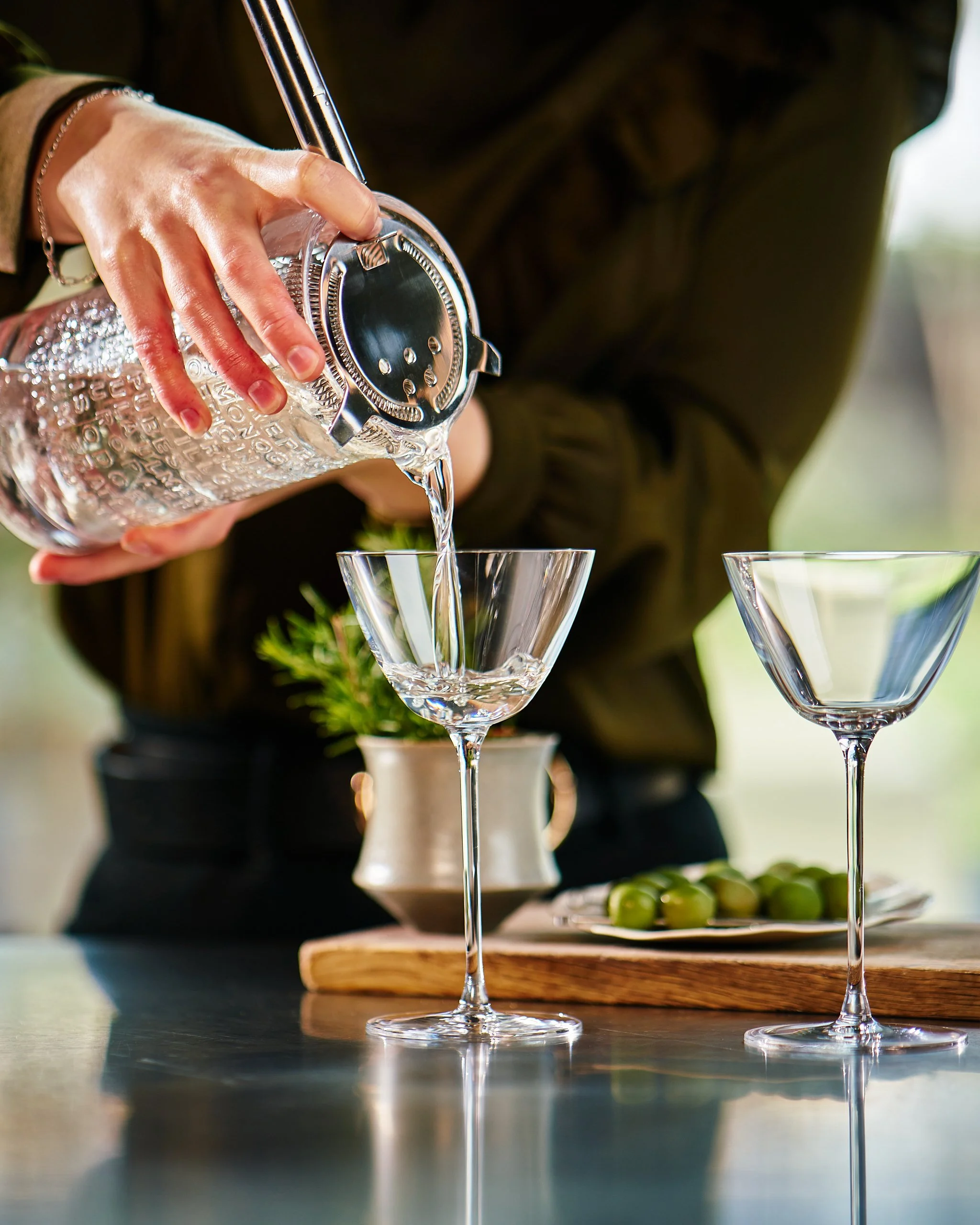 The Botanist Gin Martini. Drinks Photography by Maker