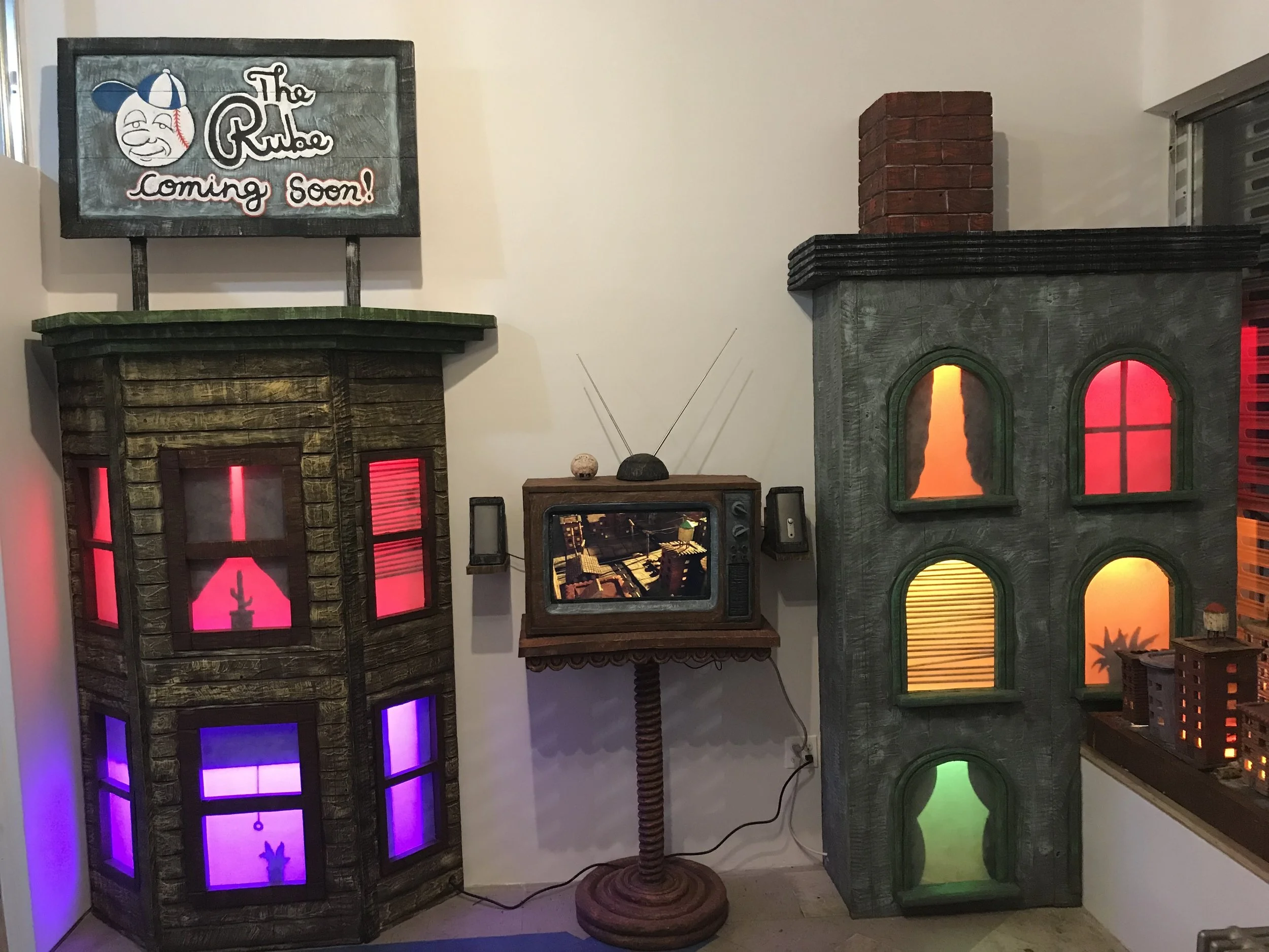 View of installation at The Hand Space in Brooklyn, Ny