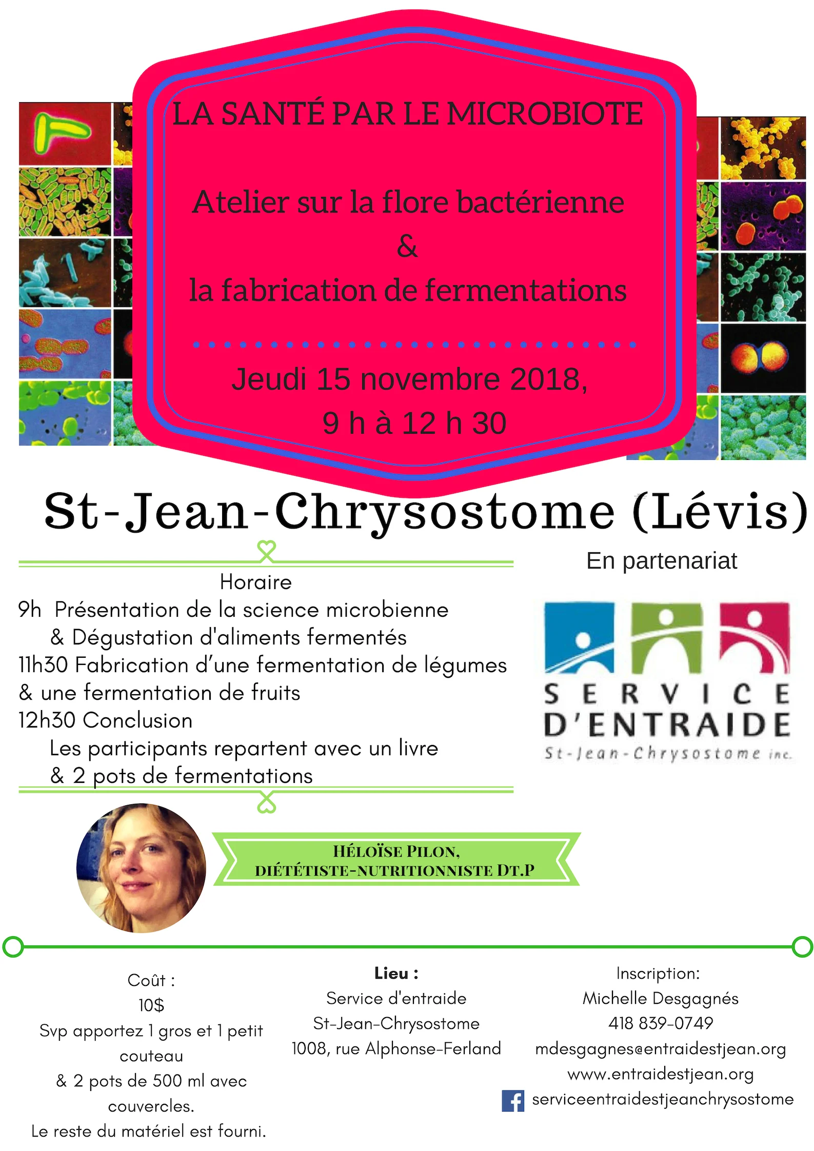 La santé par la flore microbienne & fabrication de fermentations