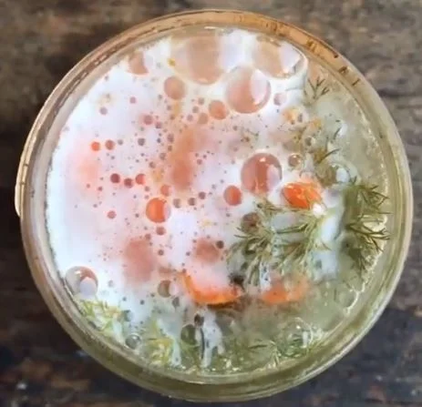 Fementation avec de l'eau de mer 