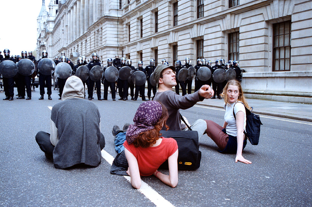 May Day 2000 Protest by Georgina Cook