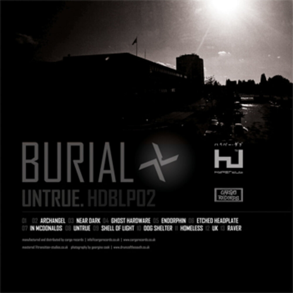Burial Untrue artwork