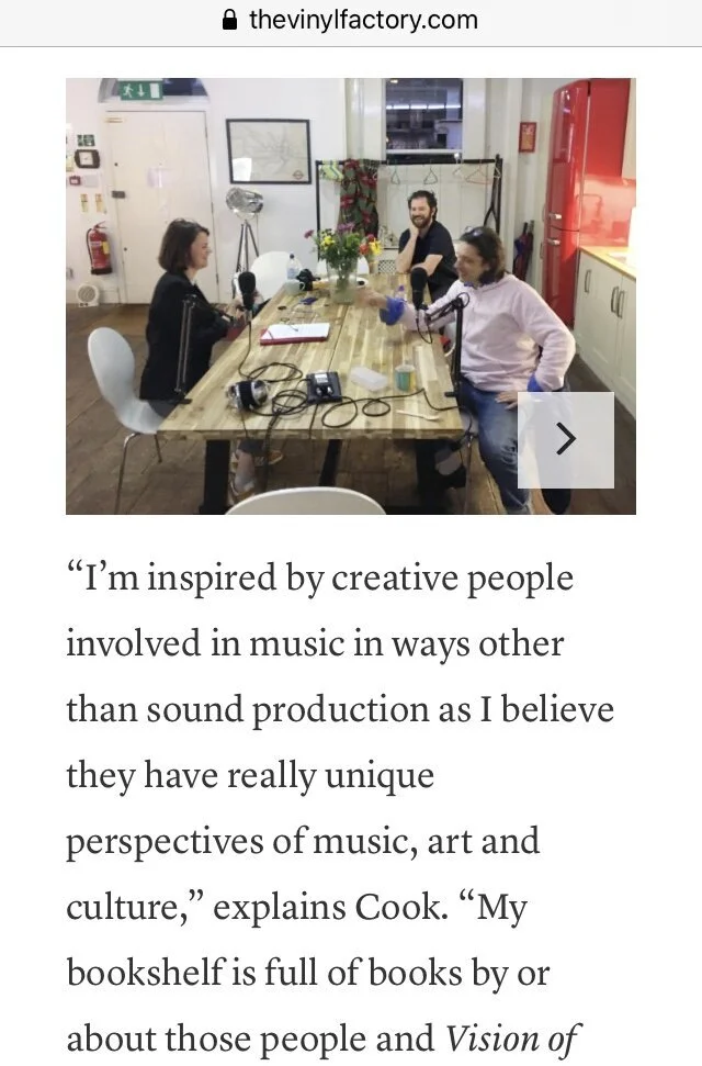 Read about the Vision of Sound on the Vinyl Factory