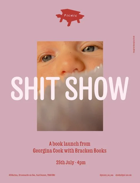 Shit Show book launch at Picnic, St Leonards on Sea, July 25th