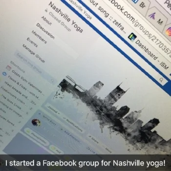 Why I Started Nashville Yoga Facebook Group