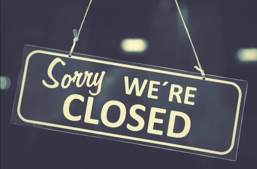 Taproom Closed