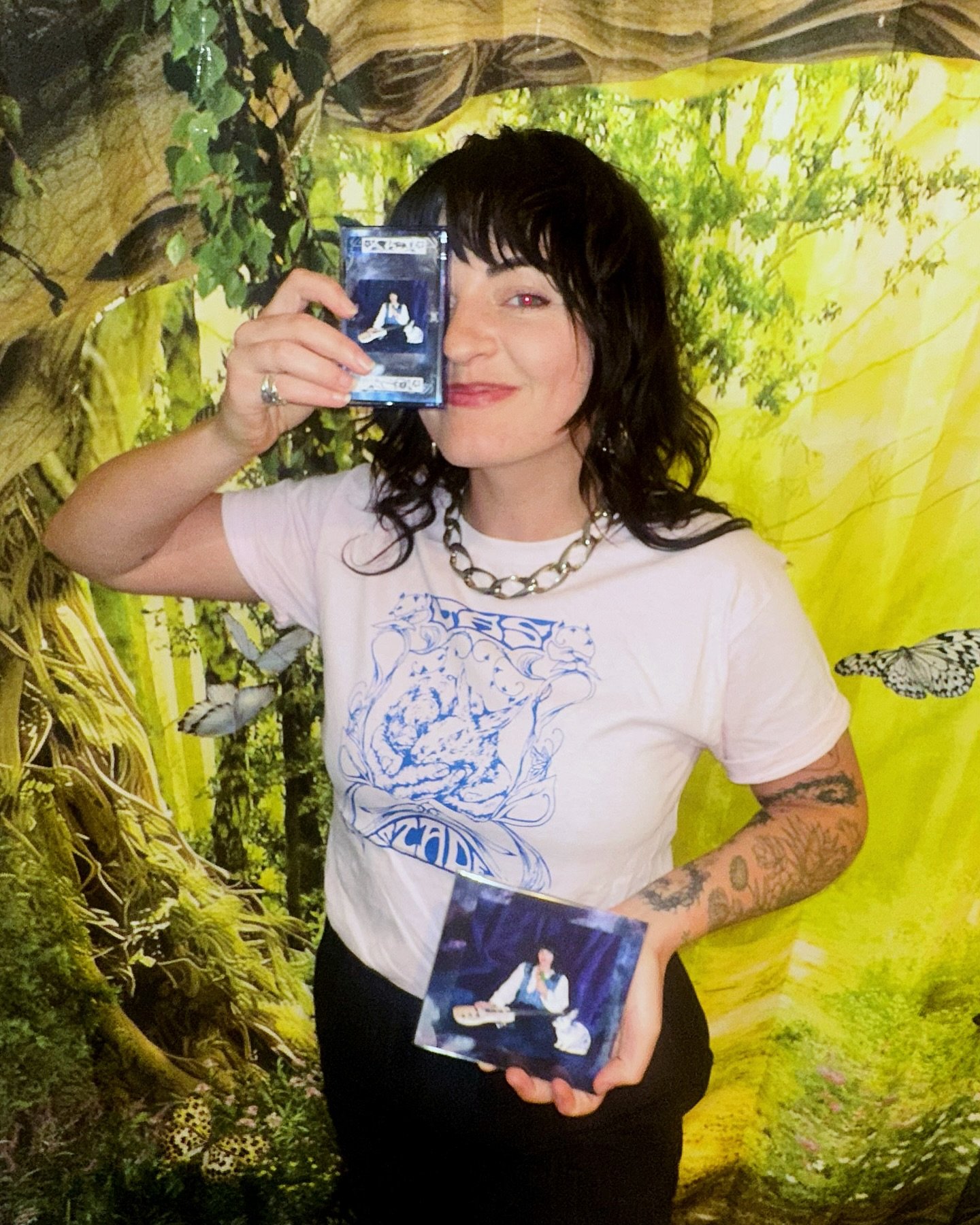 Smoke &amp; Mirrors! My first album is out now!
Most of my guitar playing &amp; practice takes place at night, so a nighttime album it is!

When I listen now, I hear: the fragments of people I&rsquo;ve loved and learned from in my playing, my curiosi