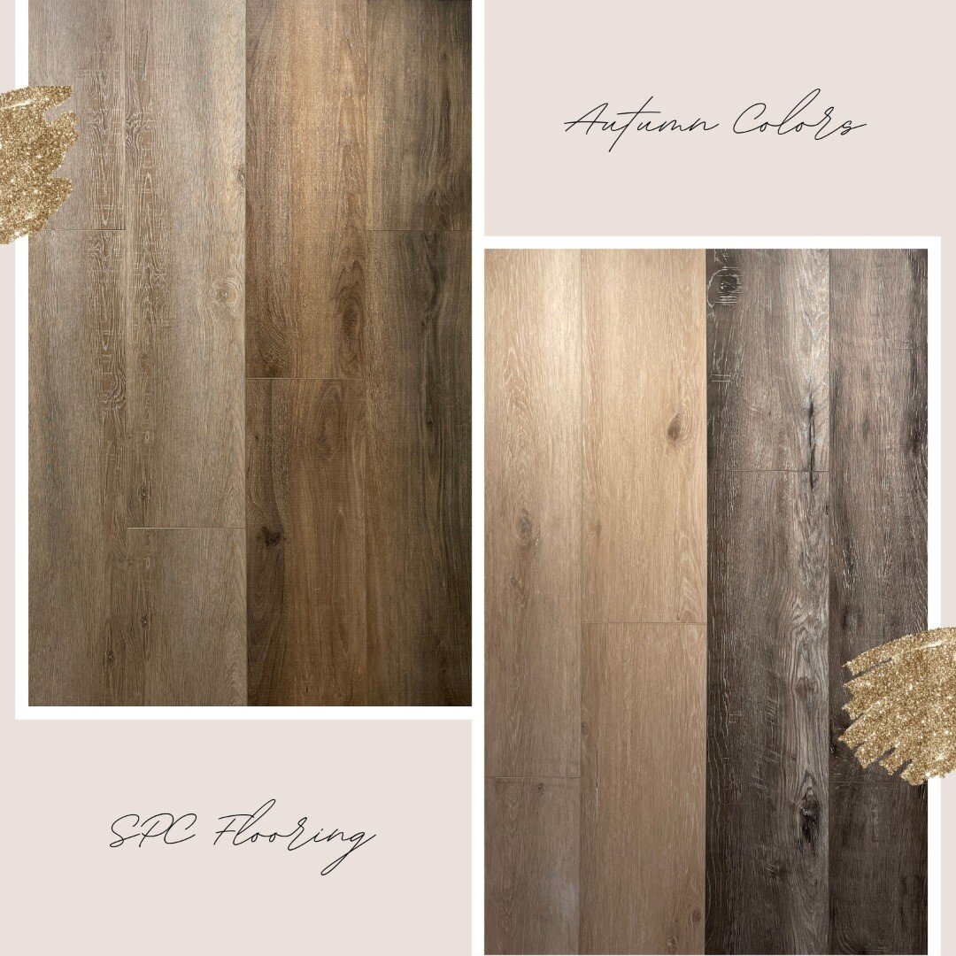 SPC Flooring Autumn Colors. Perfect choices to give your home a warm look.
.
.
.
#spcflooring #autumnflooring #fallflooring #homeremodel #homeremodeling