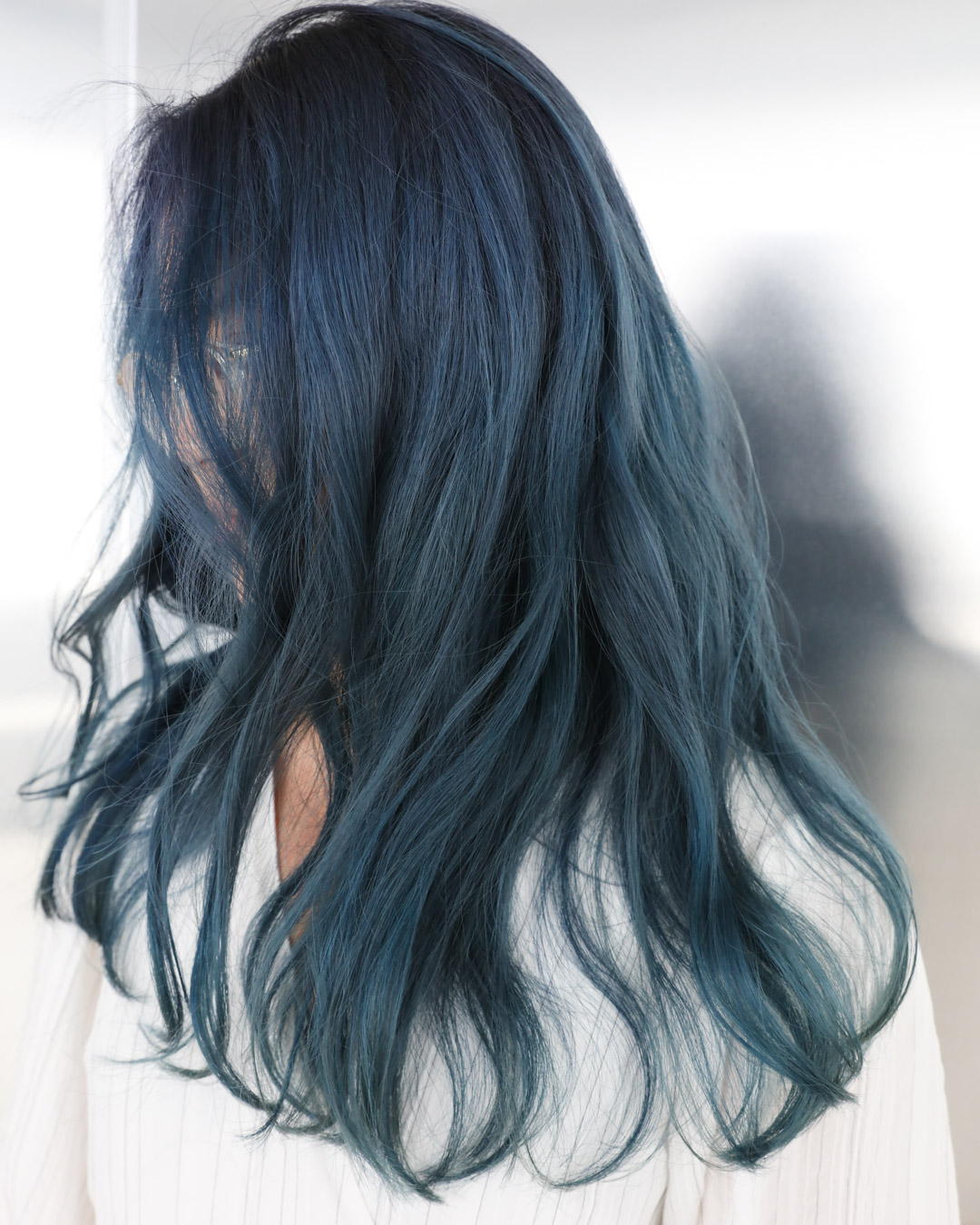Teal Blue Colour — USFIN ATELIER produced by assort | Hair Salon