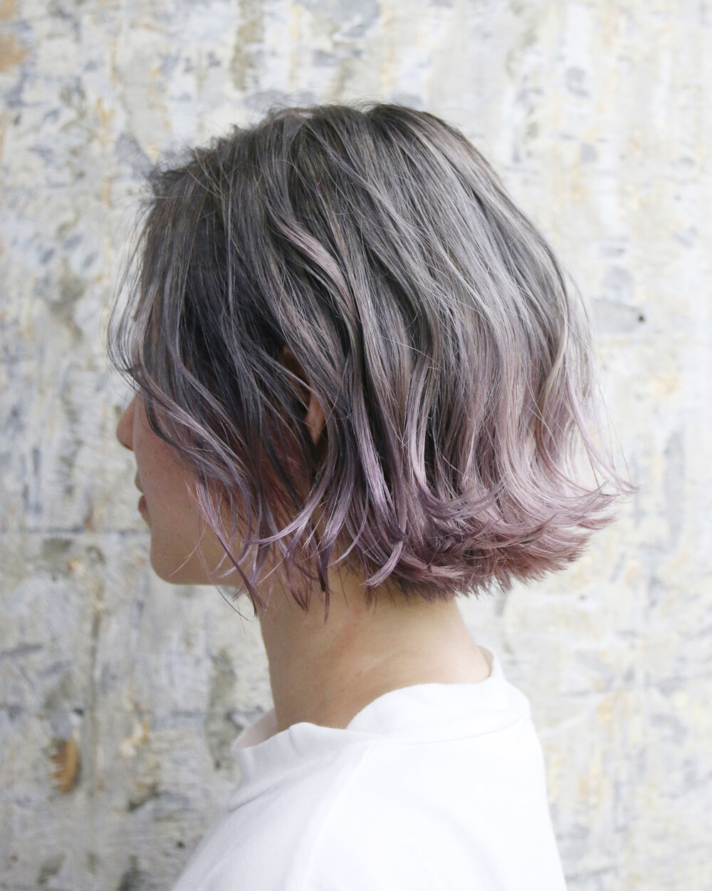 Grey Lavender Gradient Colour — USFIN ATELIER produced by assort | Hair  Salon