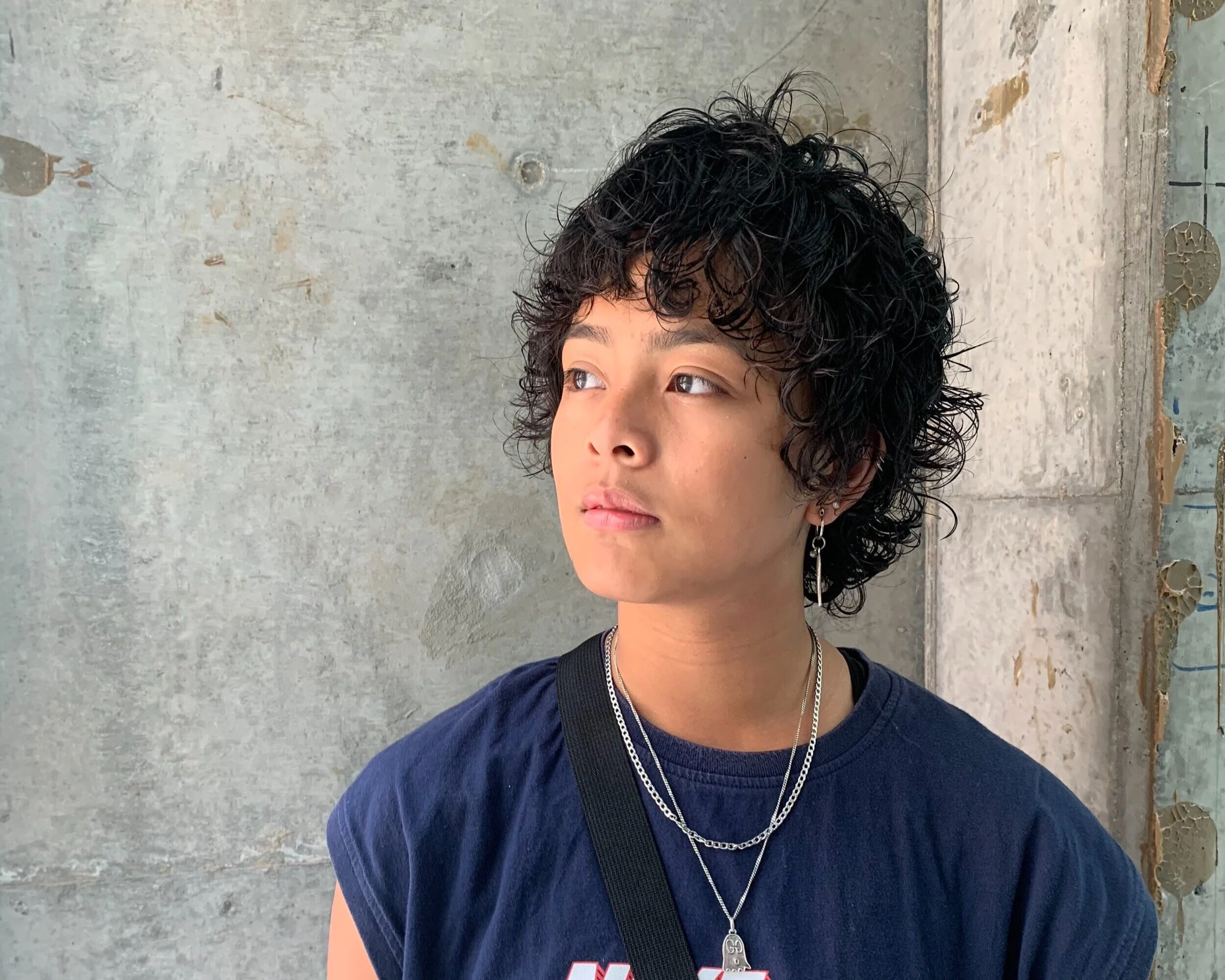 Cold Wave Perm on Short Hair