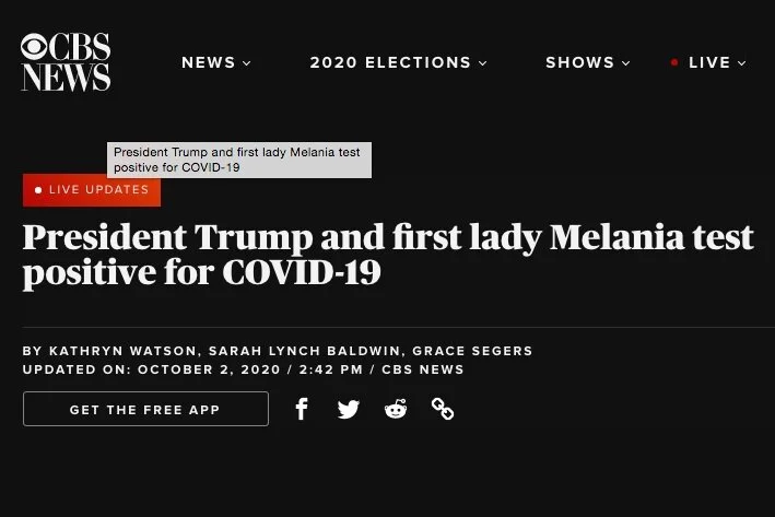 Trumps in the Time of the Rona