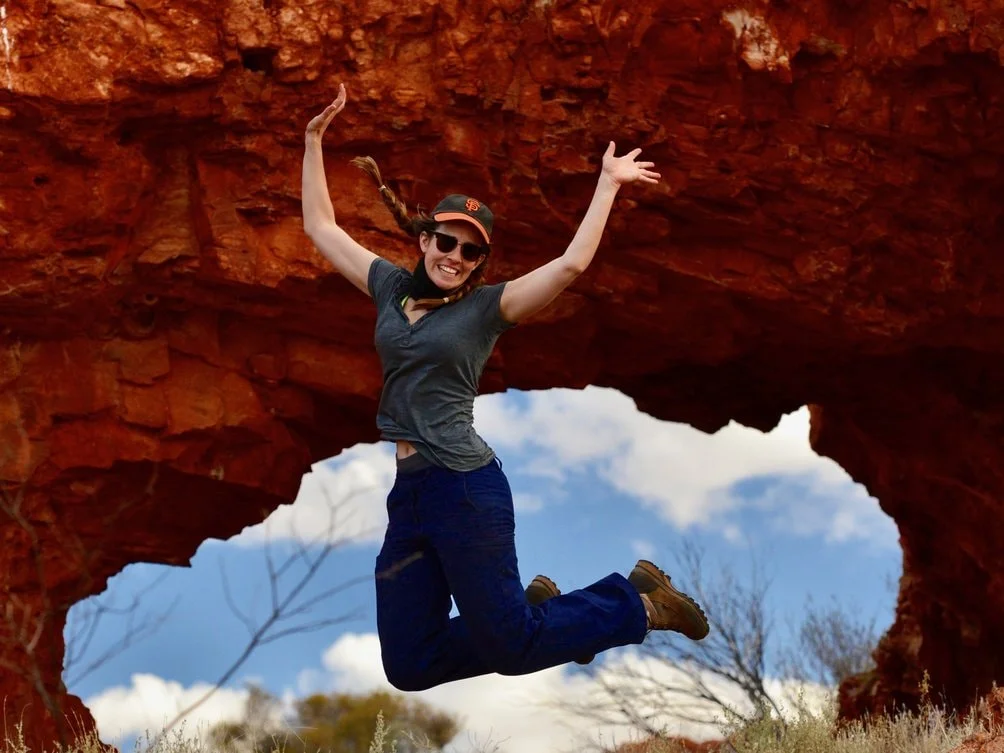 Amy Springer Amy went on her first desert journey in the middle of her first year at uni. That journey changed the direction of her studies and she was soon enrolled in a Botany degree and completed an honours in WA ecology. Amy worked in the Pilbara region of WA for 3 years and loves the red dirt and unique vegetation of the desert. She now works in health technology and management consulting, but loved getting back out to the desert in 2017, 10 years after that first journey.