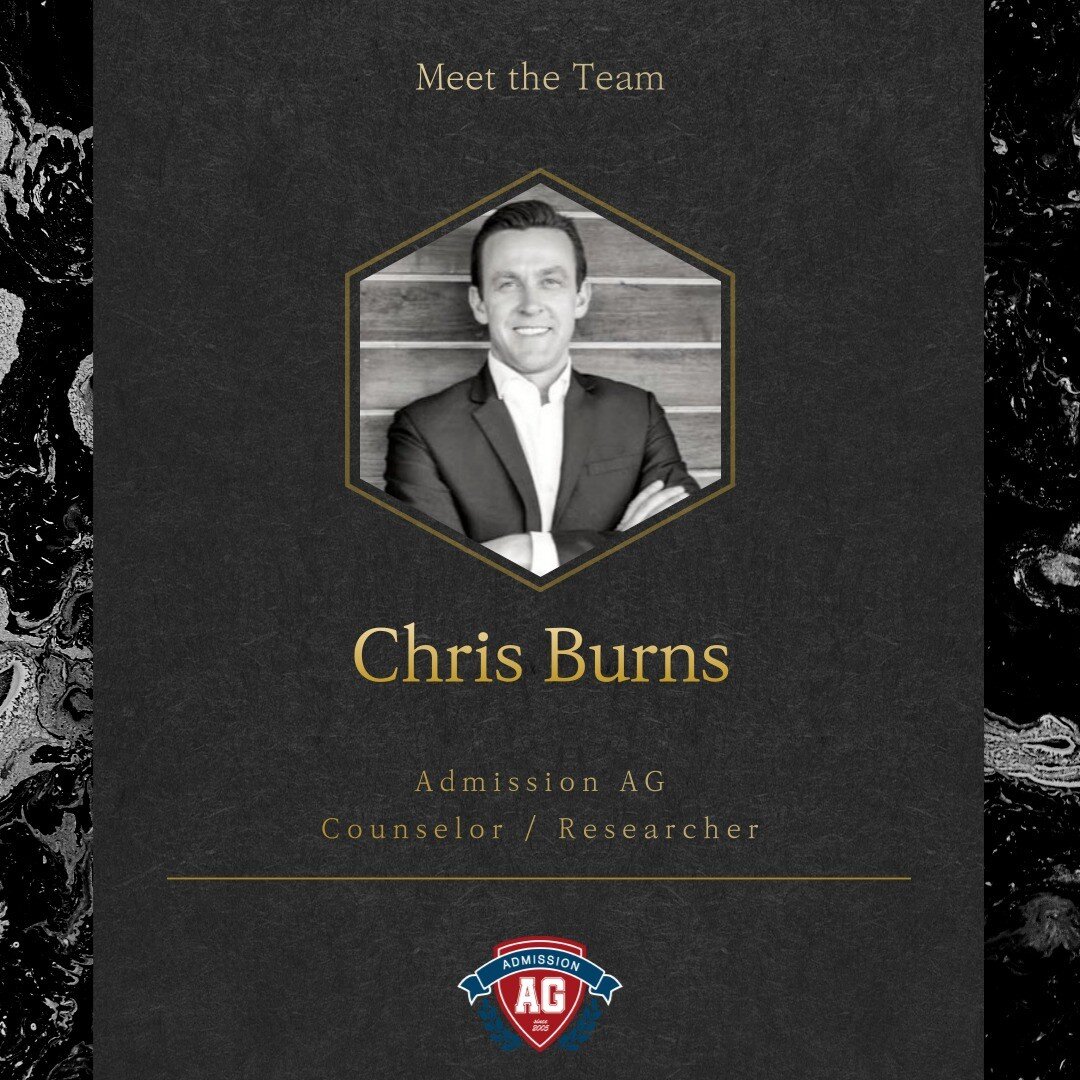[MEET THE TEAM]
Admission AG introduces CHRIS BURNS

A financial advisor with a wide range of experience in planning, trading, portfolio management, and research. For the first 11 years of his career, he traded US equities and commodity futures, prim