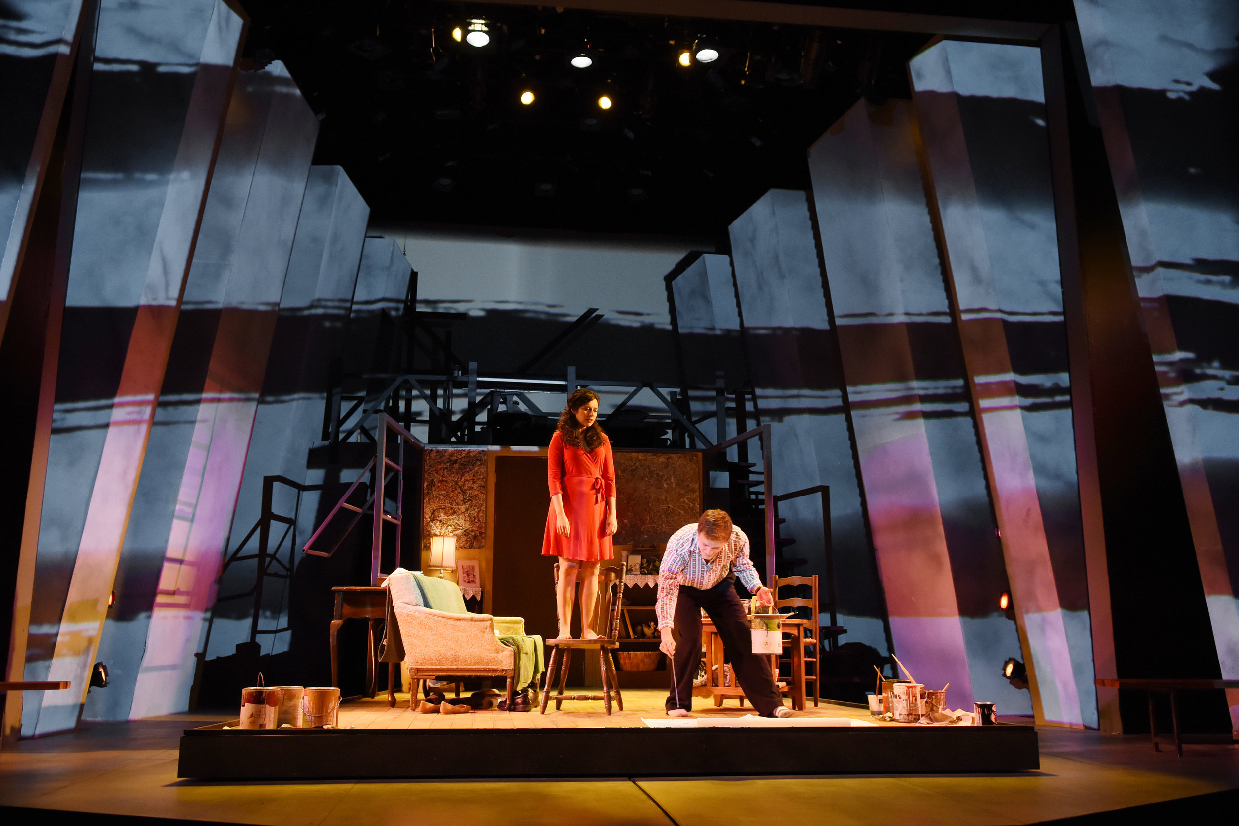 A scene from on display