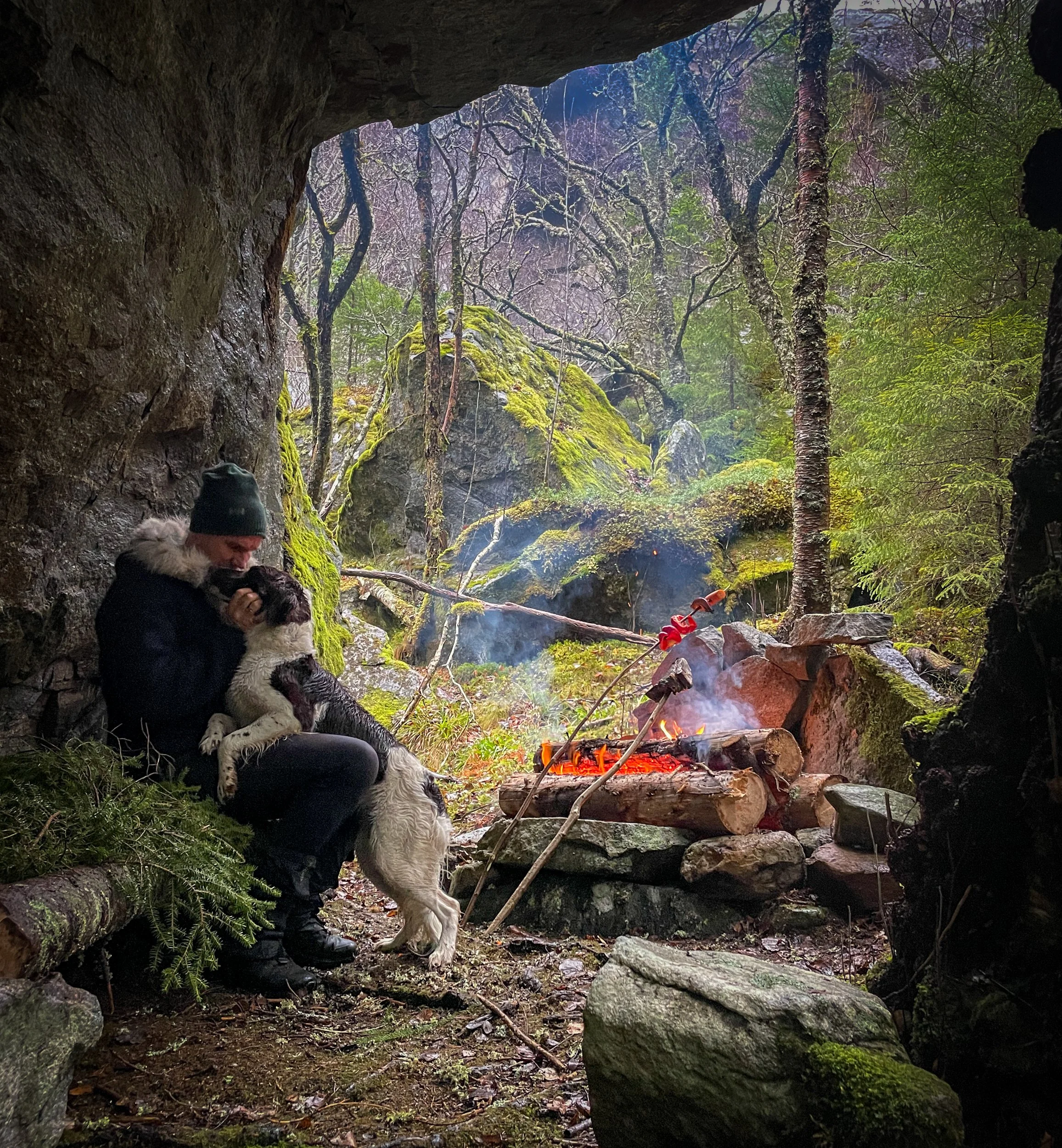 Nying, nålebinding og huleboerlunch. 