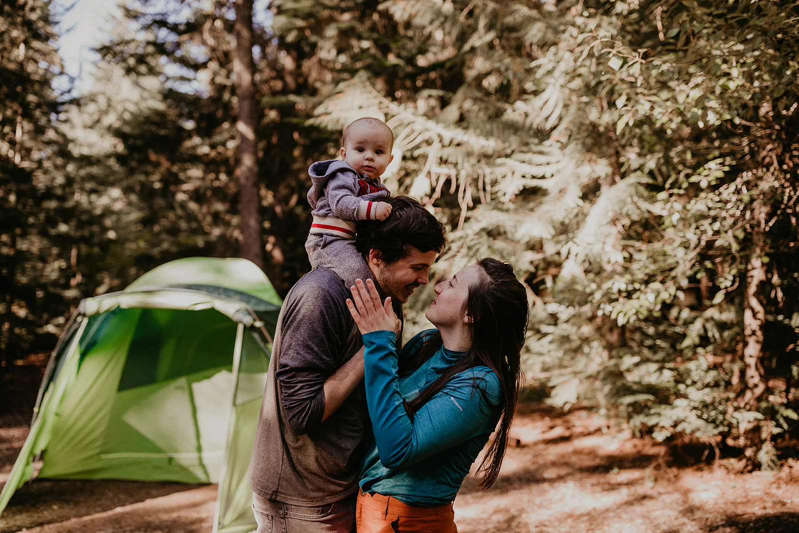 Kachess Lake Family Camping Photo Session | Cle Elum Photographer 